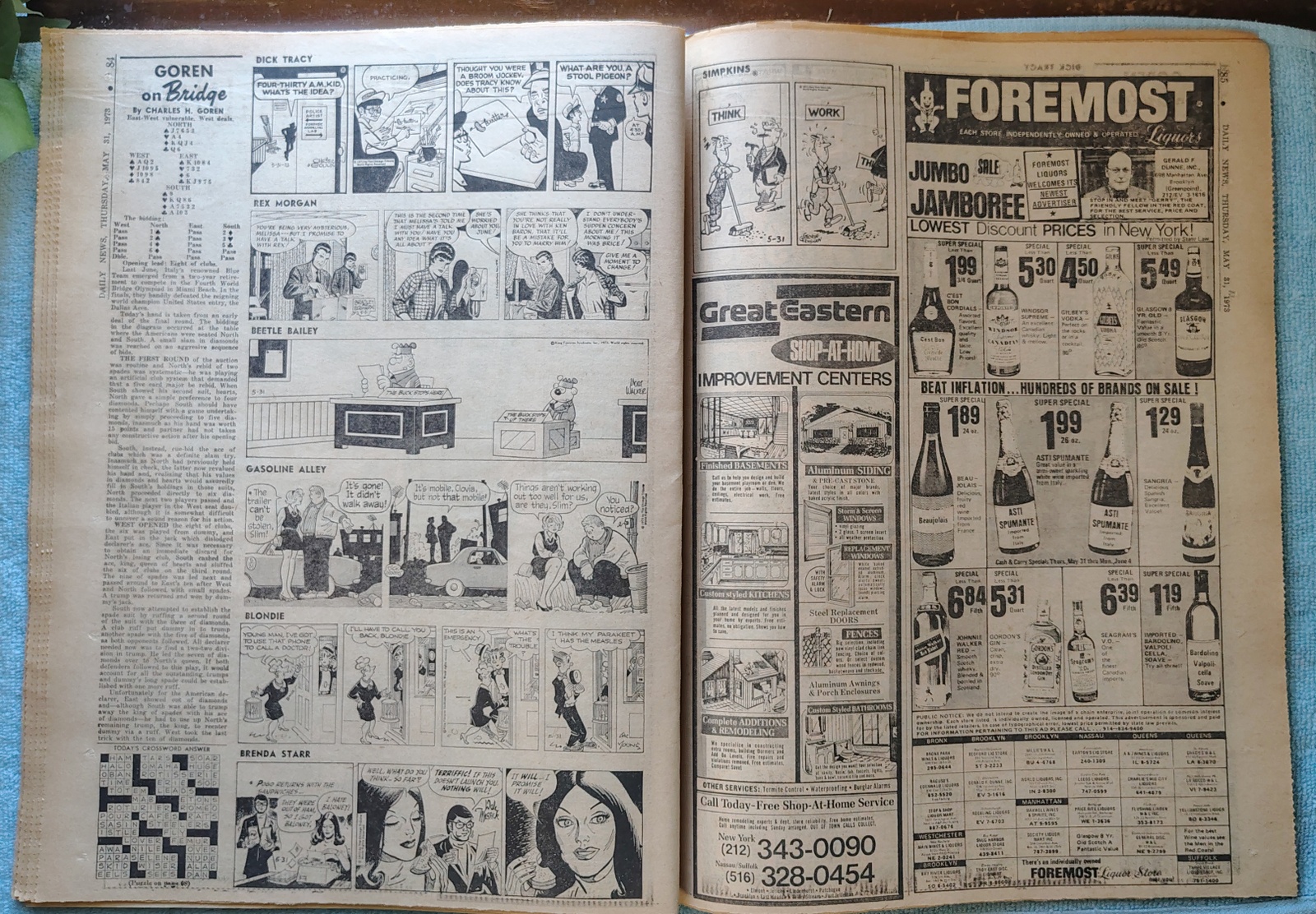 New York Daily News 31 May 1973 Indianapolis 500 Crash Fat Tony Mob Boss Indict - Image 13