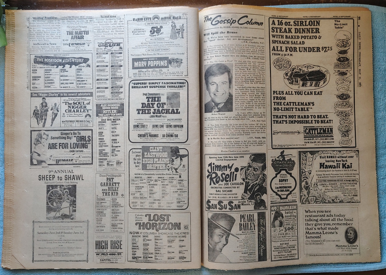 New York Daily News 31 May 1973 Indianapolis 500 Crash Fat Tony Mob Boss Indict - Image 15