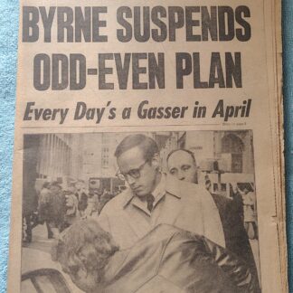 New York Daily News 28 Mar 1974 Odd Even Gas Ends John Dean Testifies Watergate