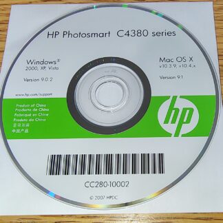 ISO Image of Original Driver CD Disc for HP Photosmart C4380 OEM – Windows XP/Vista, Mac OS X Tiger AIO 2007