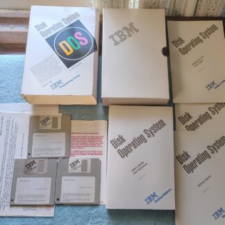 IBM DOS 5.00 Operating System 3.5" Diskettes Boxed Set w/ Manuals (1991)