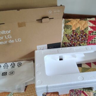 LG 27BR400 Original Box & Packing Foam ONLY – 27” Monitor Shipping Box (2025)