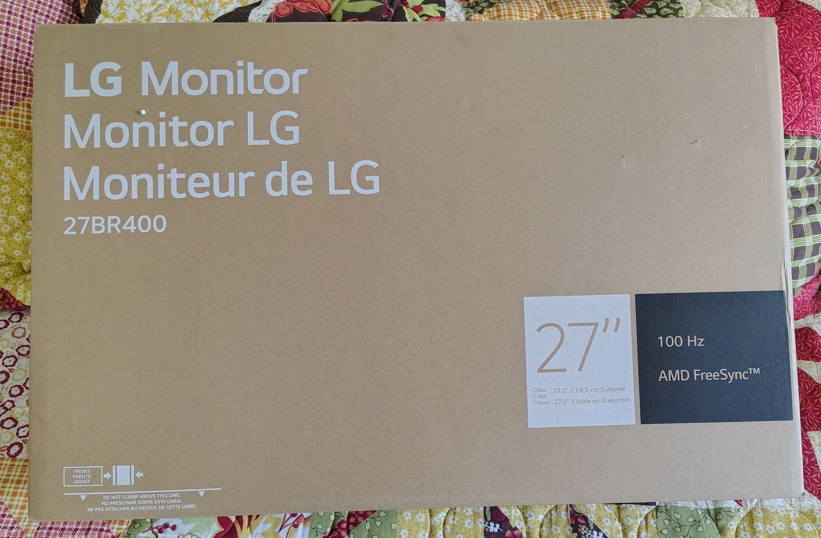 LG 27BR400 Original Box & Packing Foam ONLY – 27” Monitor Shipping Box (2025) - Image 14