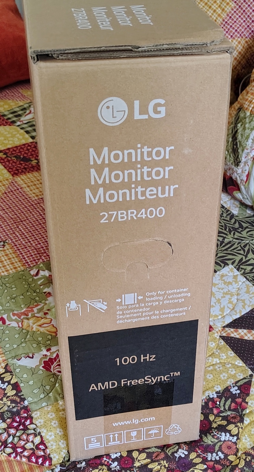 LG 27BR400 Original Box & Packing Foam ONLY – 27” Monitor Shipping Box (2025) - Image 15