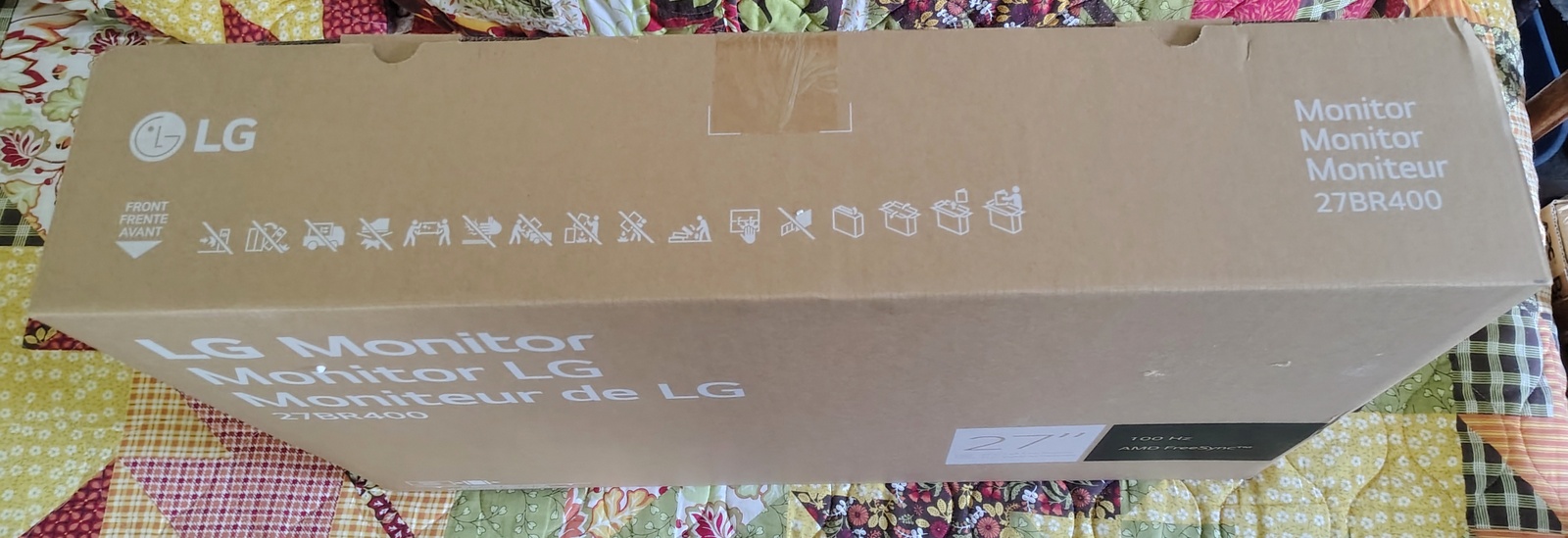 LG 27BR400 Original Box & Packing Foam ONLY – 27” Monitor Shipping Box (2025) - Image 16