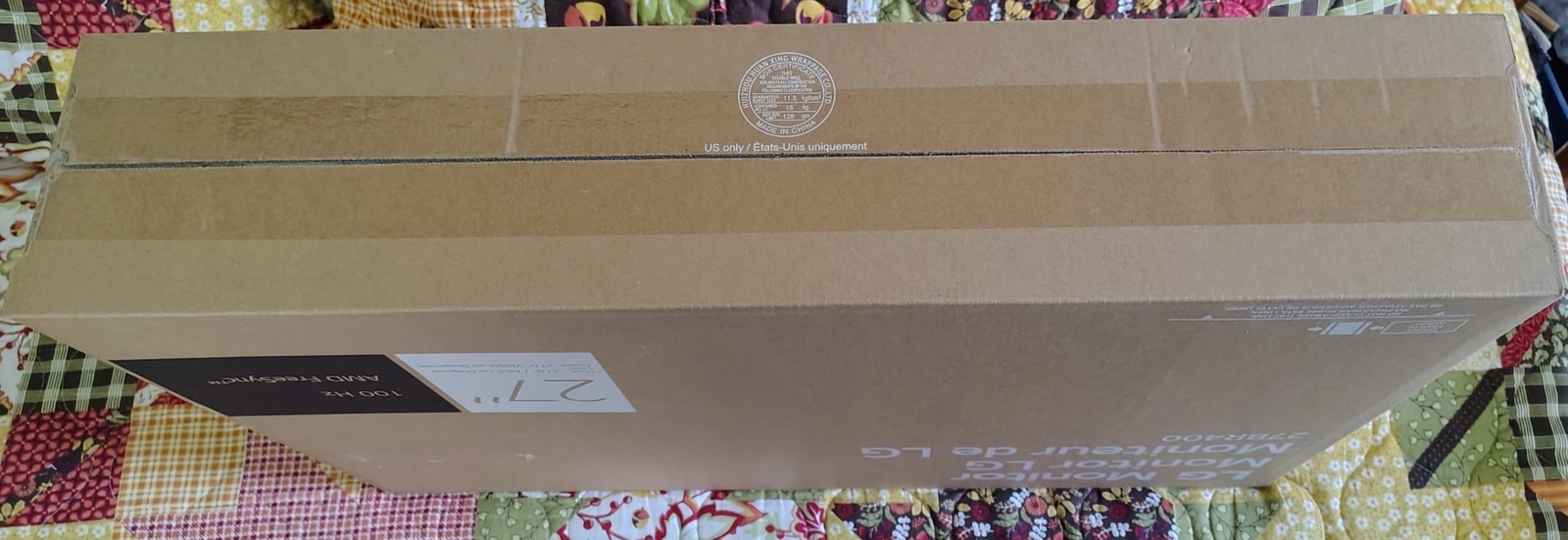 LG 27BR400 Original Box & Packing Foam ONLY – 27” Monitor Shipping Box (2025) - Image 17
