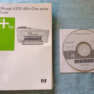 HP Officejet 6300 Series Mac Driver CD & User Guide – OS X 10.2–10.4 (OEM)