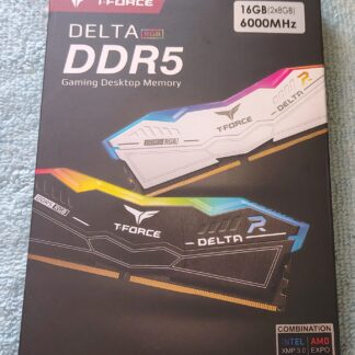 Team T-Force Delta RGB DDR5 16GB (2x8GB) 6000MHz White CL38 XMP/EXPO