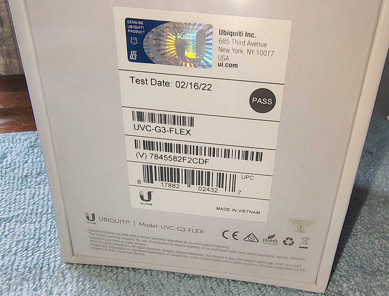 Ubiquiti UniFi Protect UVC-G3-FLEX Security Camera NEW Sealed Box 817882024327 - Image 3