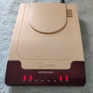 Genuine Hayes Accura 2400 External Modem 5800AM w/ AC Adapter SN A00158003640