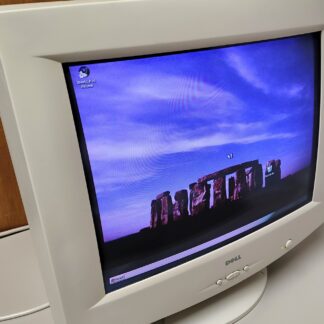 Vintage Dell M780 CRT Monitor 17" VGA Beige – Tested Working (1999) – Retro Gaming / XP