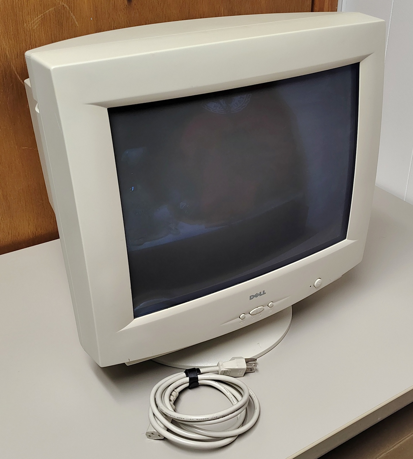 Vintage Dell M780 CRT Monitor 17" VGA Beige – Tested Working (1999) – Retro Gaming / XP - Image 7
