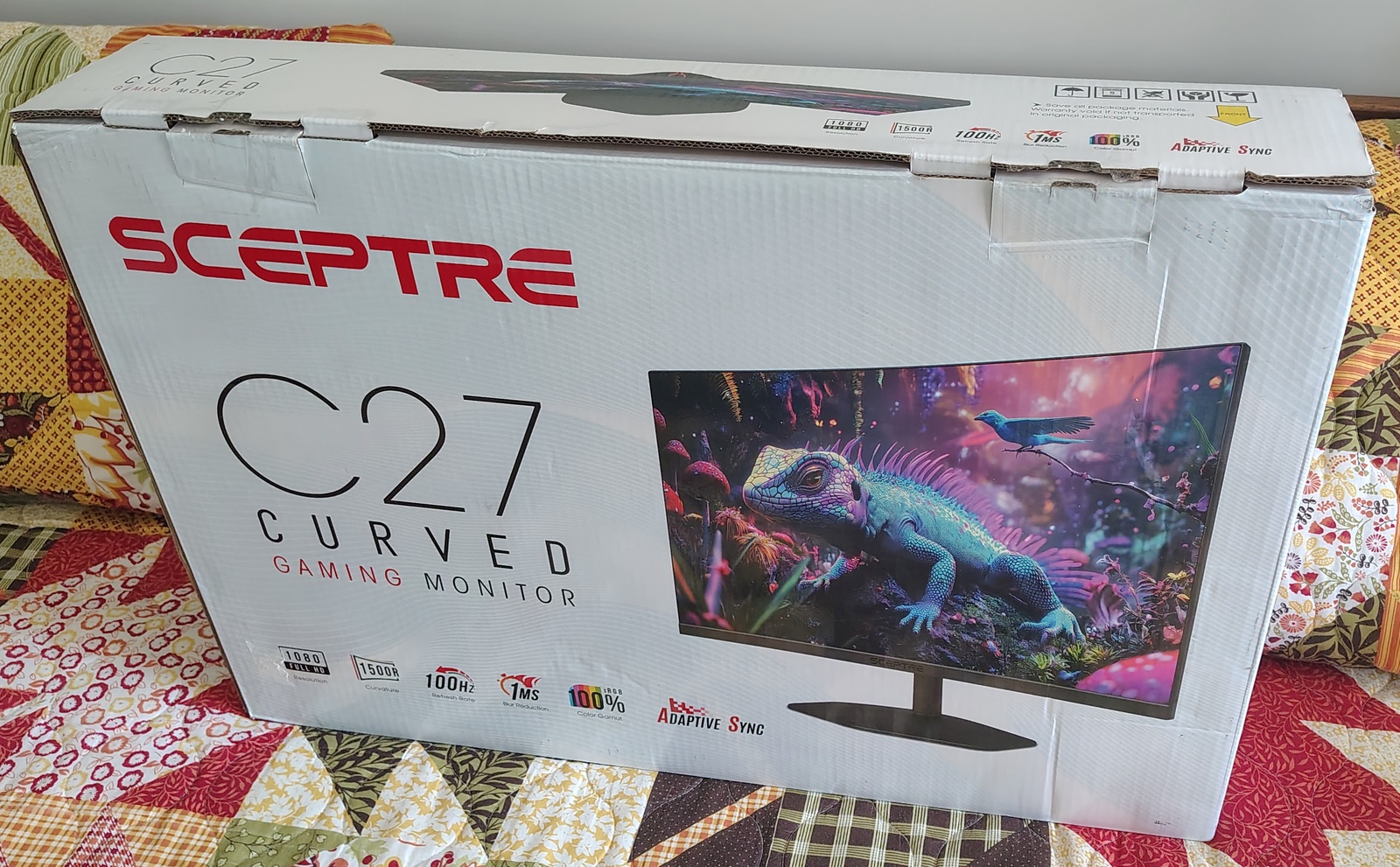 Sceptre C27 Monitor Box & Packaging ONLY C275W-FW100T (No Monitor) - Image 11