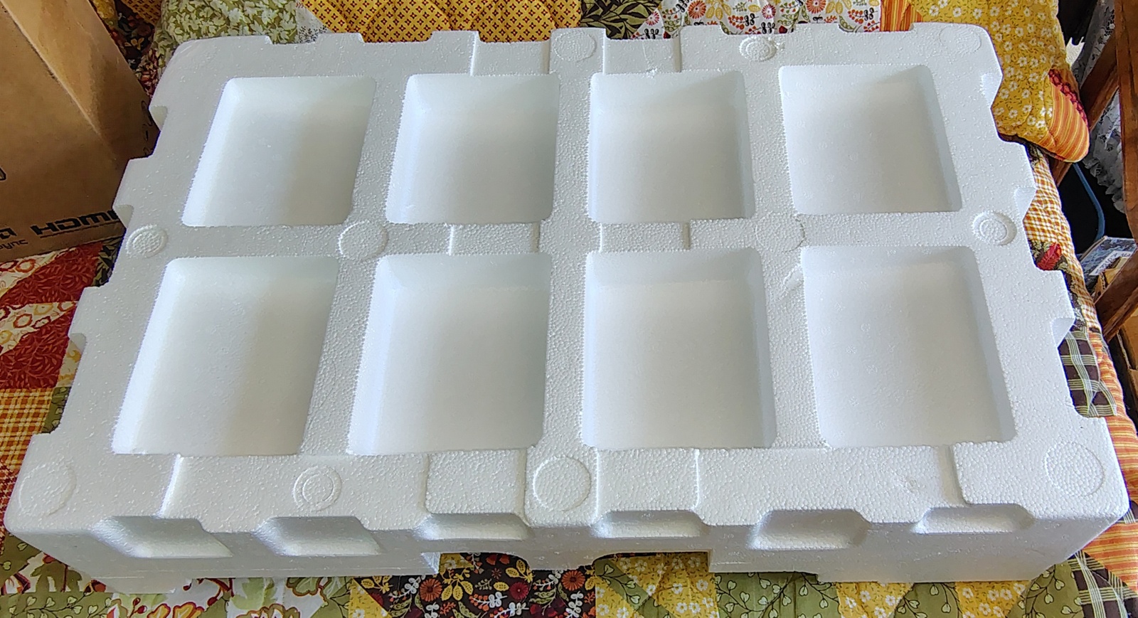 Genuine ASRock PG27QRT1B 27" Monitor Box & Foam Packaging Set Serial 5643 OEM - Image 7