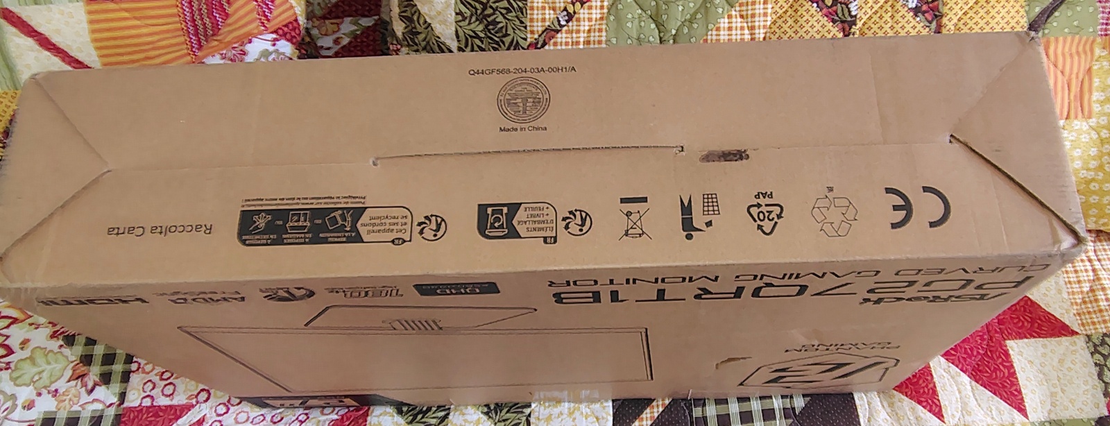 Genuine ASRock PG27QRT1B 27" Monitor Box & Foam Packaging Set Serial 5643 OEM - Image 16