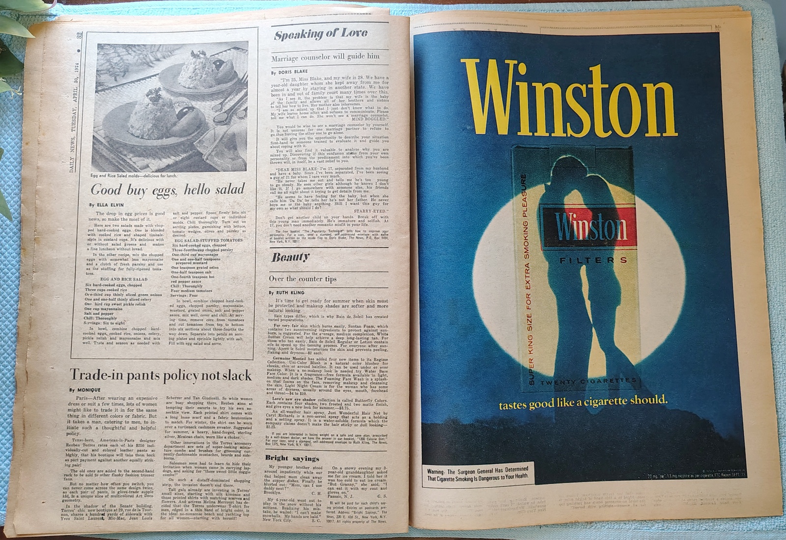 New York Daily News April 30 1974 Nixon Watergate Transcripts Kissinger USSR - Image 12