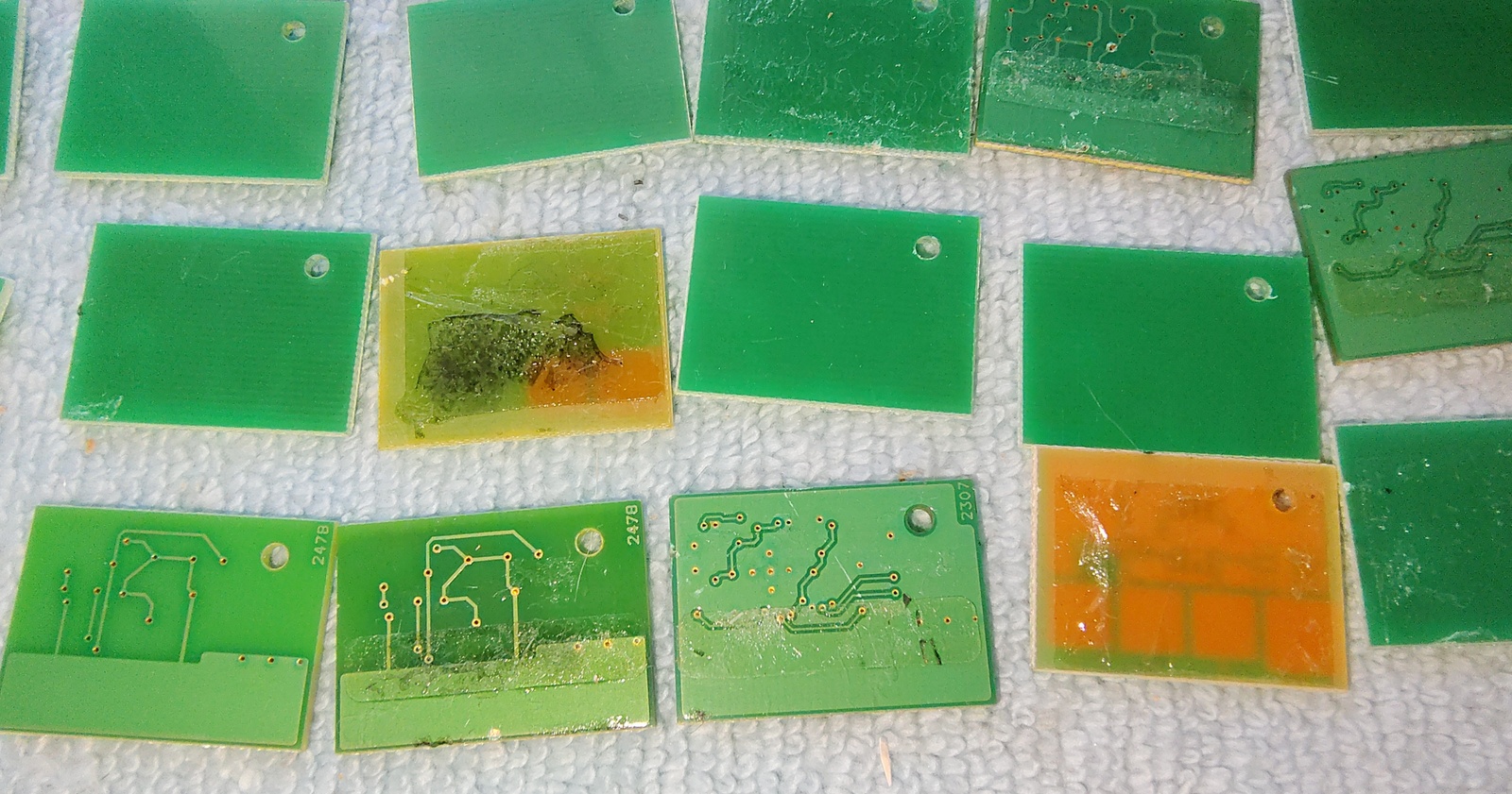 60x Toner Chip PCB Lot 4.7oz Printer Cartridge Smart Chips Gold Contact 2010s - Image 11