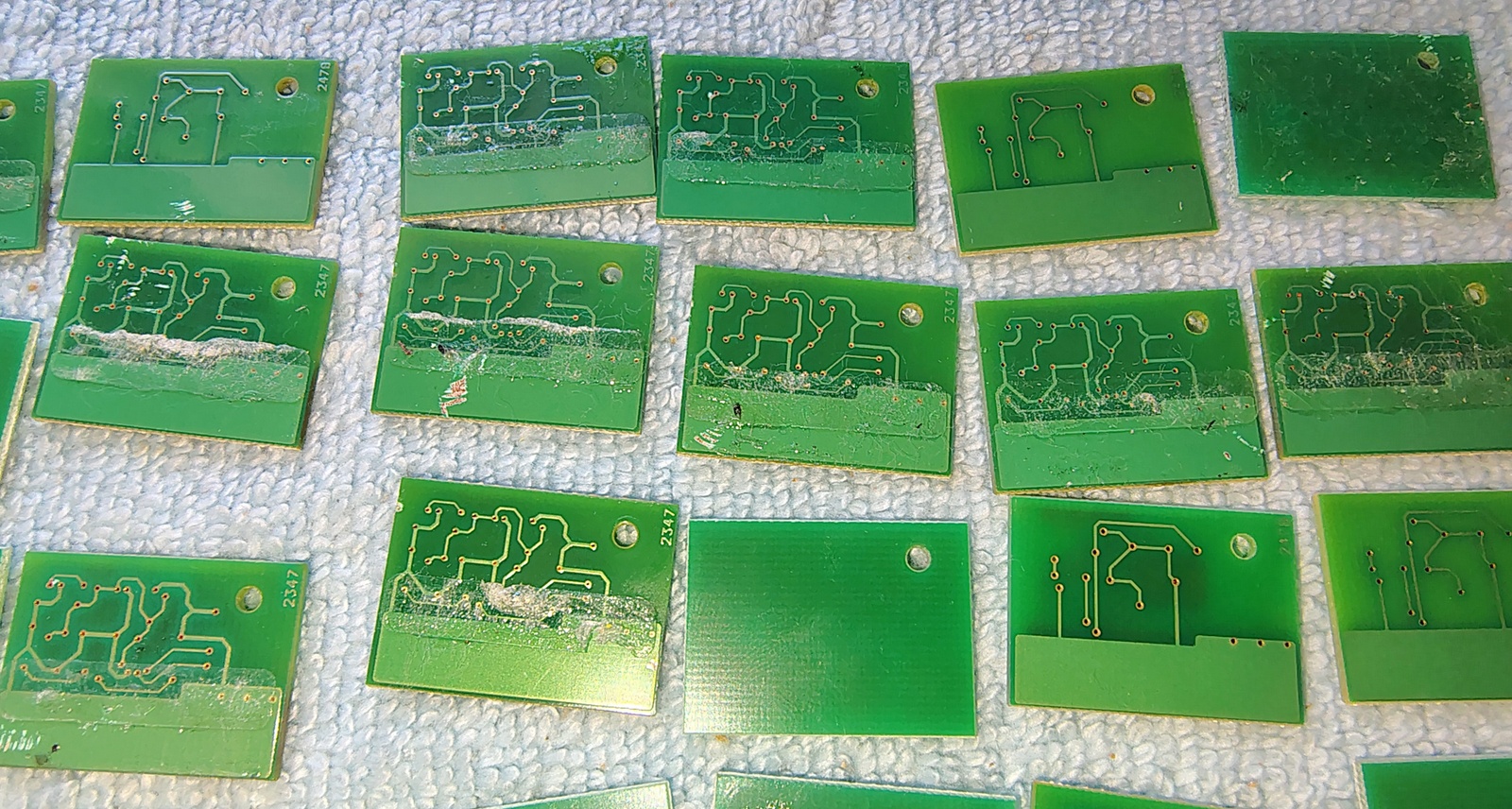 60x Toner Chip PCB Lot 4.7oz Printer Cartridge Smart Chips Gold Contact 2010s - Image 12