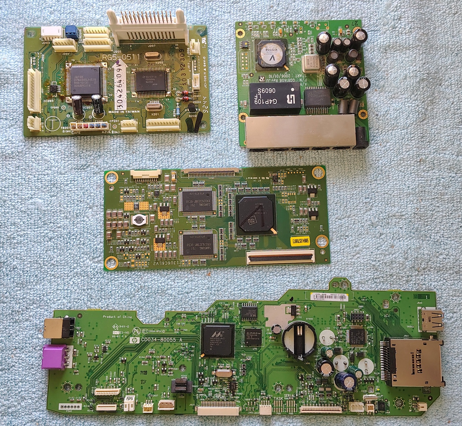 Mixed Scrap Circuit Boards Lot 4 lb 9.6 oz – VGA, Network, Mouse & Control PCBs (2000s) - Image 5