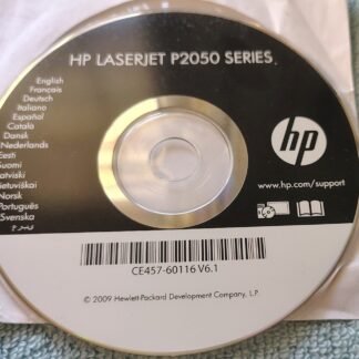 HP LaserJet P2050 Series Driver Software CD V6.1 CE457-60116 2009