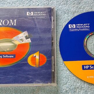 HP Scanning Software CD-ROM 1998 Drivers Adobe PhotoDeluxe OmniPage OCR Win 95