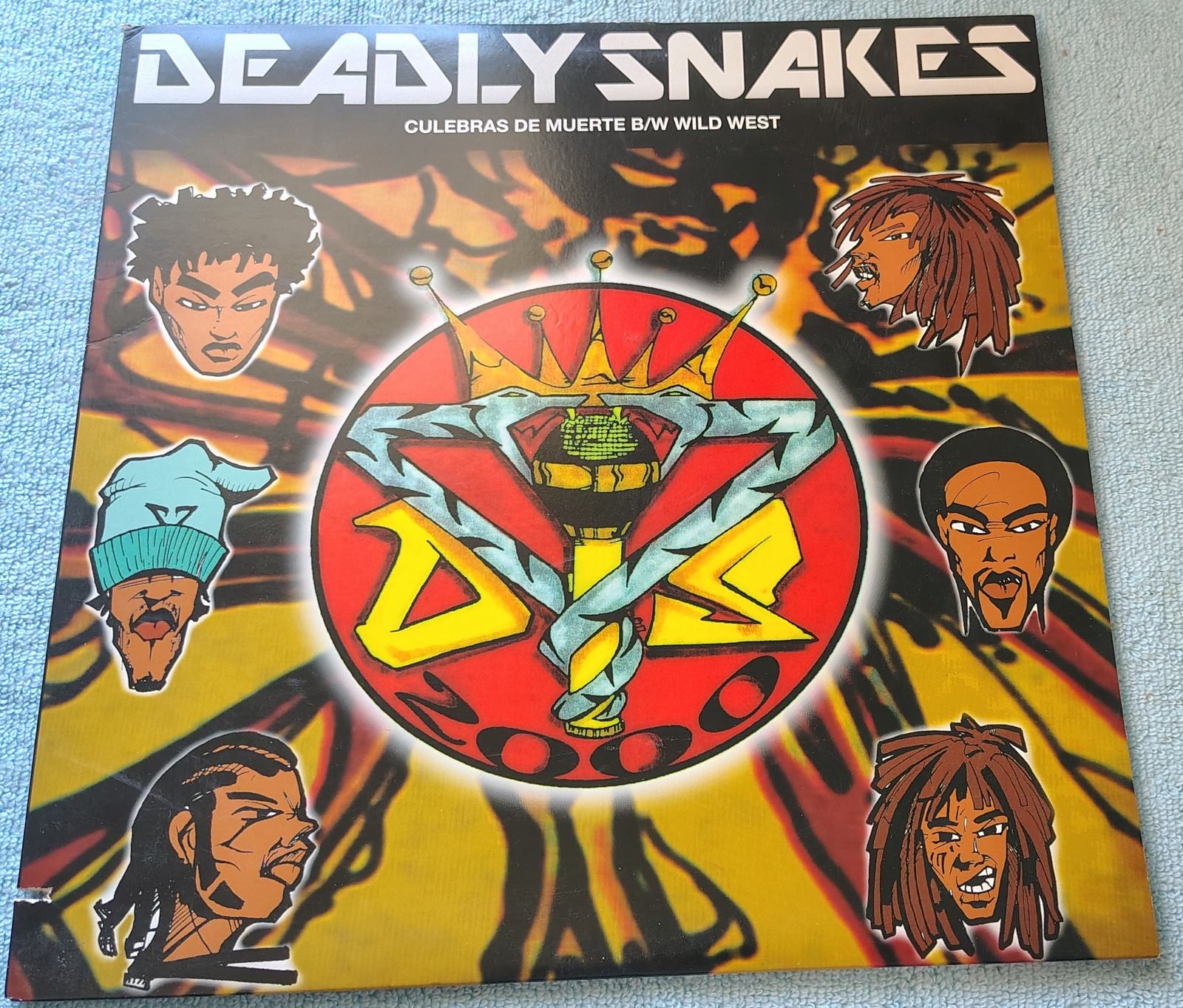 Deadly Snakes – Culebras de Muerte b/w Wild West Promo 12″ Vinyl (1998 Tommy Boy)