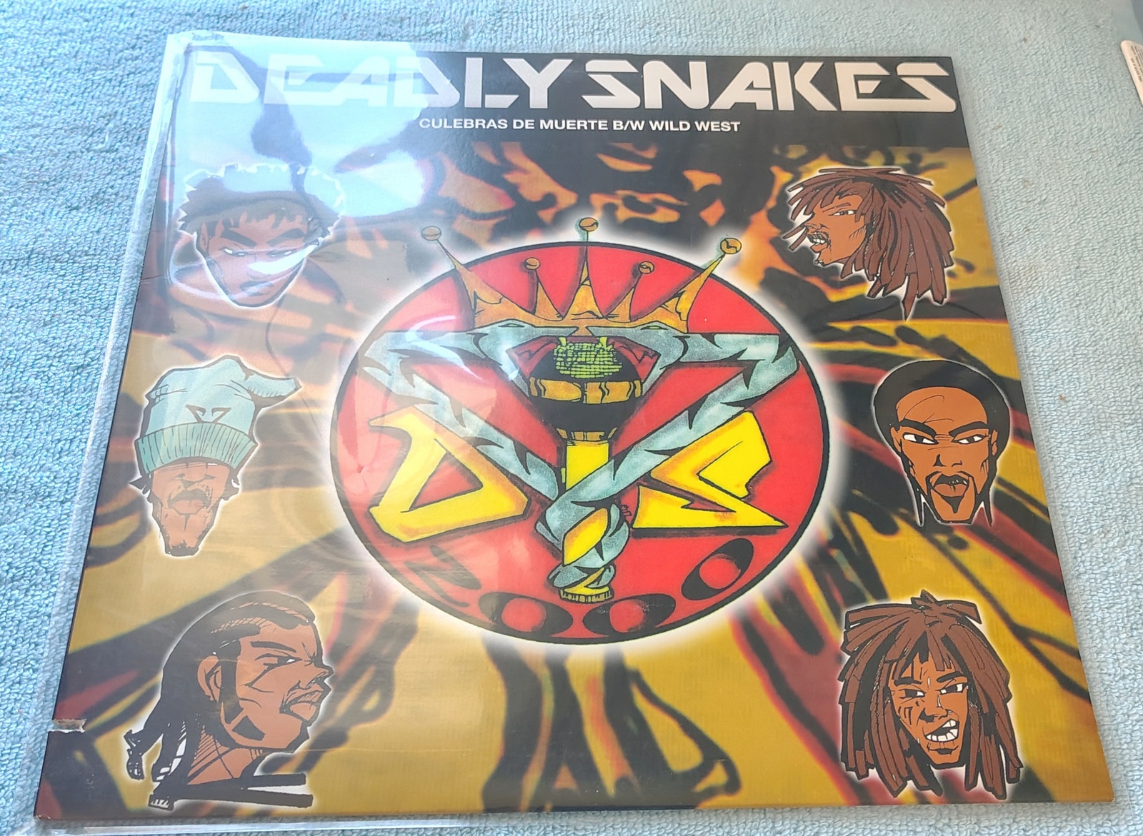 Deadly Snakes – Culebras de Muerte b/w Wild West Promo 12″ Vinyl (1998 Tommy Boy) - Image 13