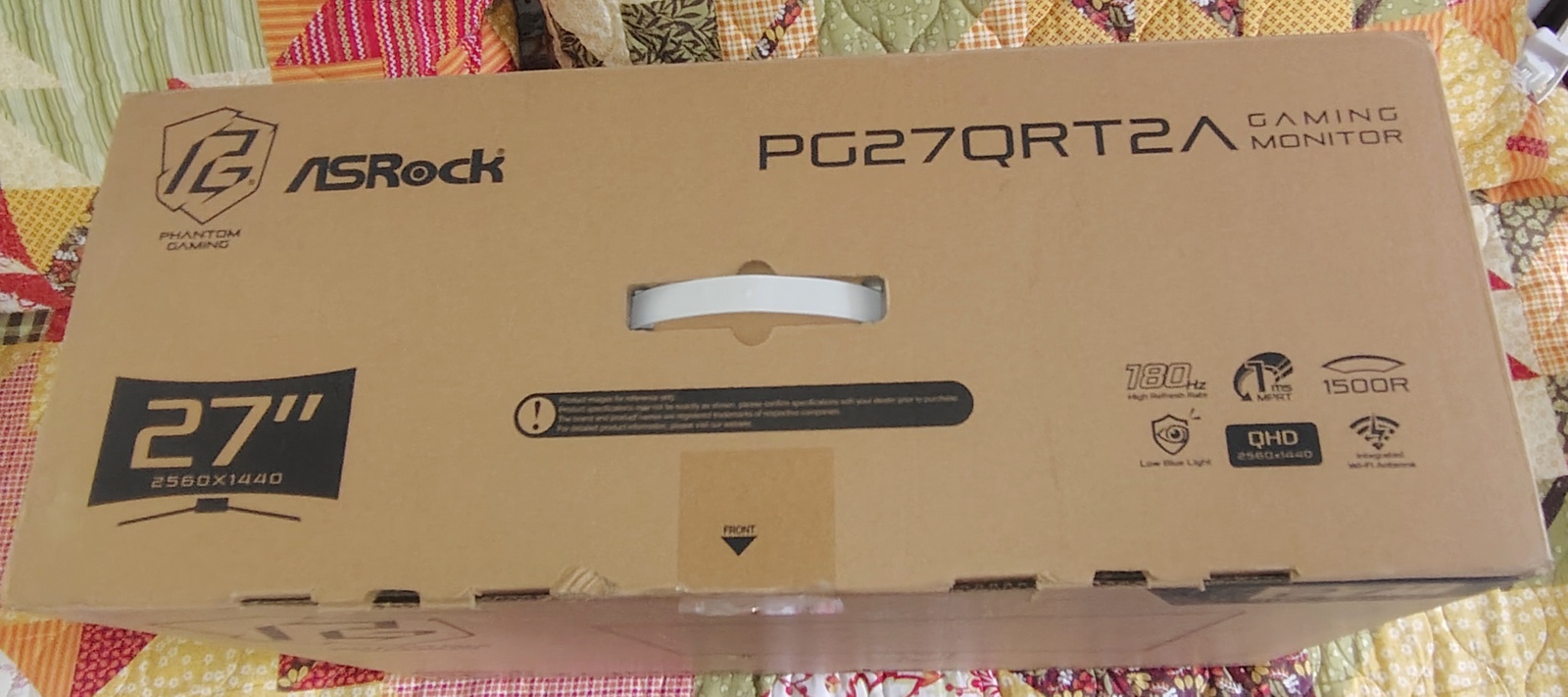 ASRock PG27QRT2A Original Monitor Box Foam Bag Packing Phantom Gaming 27" - Image 20