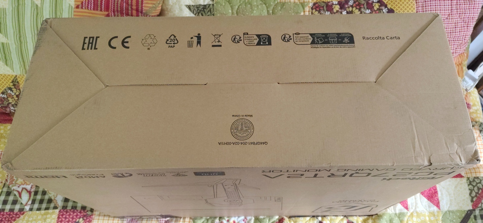 ASRock PG27QRT2A Original Monitor Box Foam Bag Packing Phantom Gaming 27" - Image 21