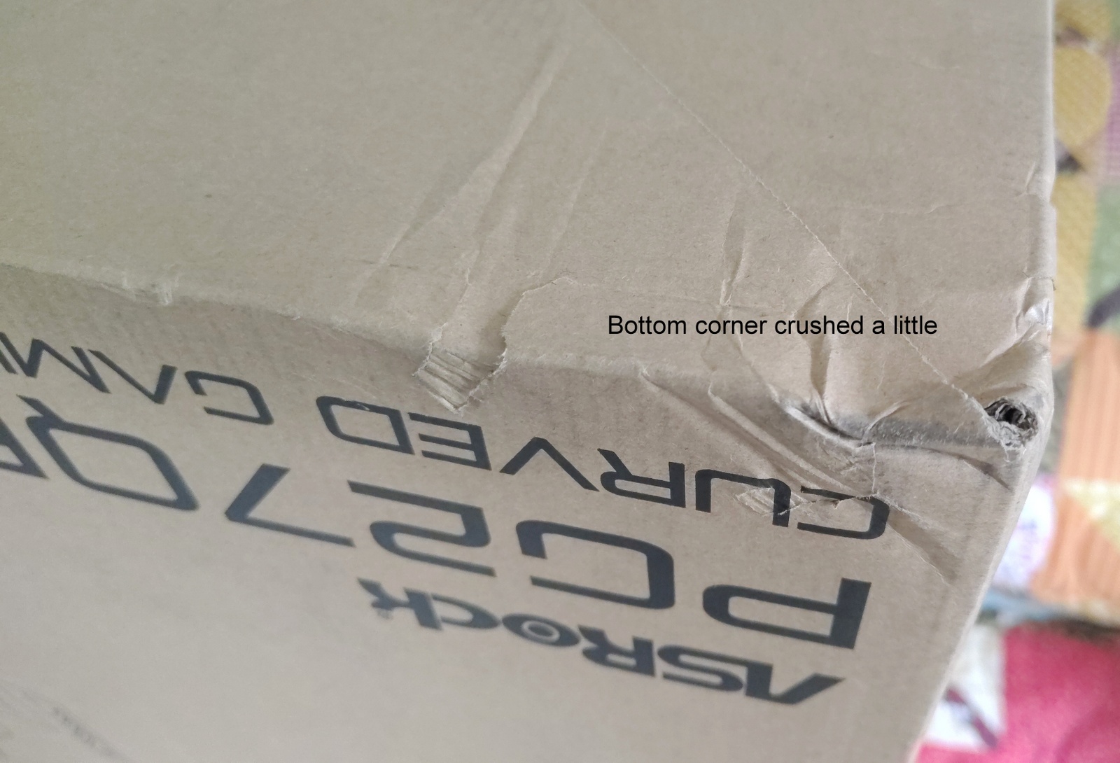 ASRock PG27QRT2A Original Monitor Box Foam Bag Packing Phantom Gaming 27" - Image 22