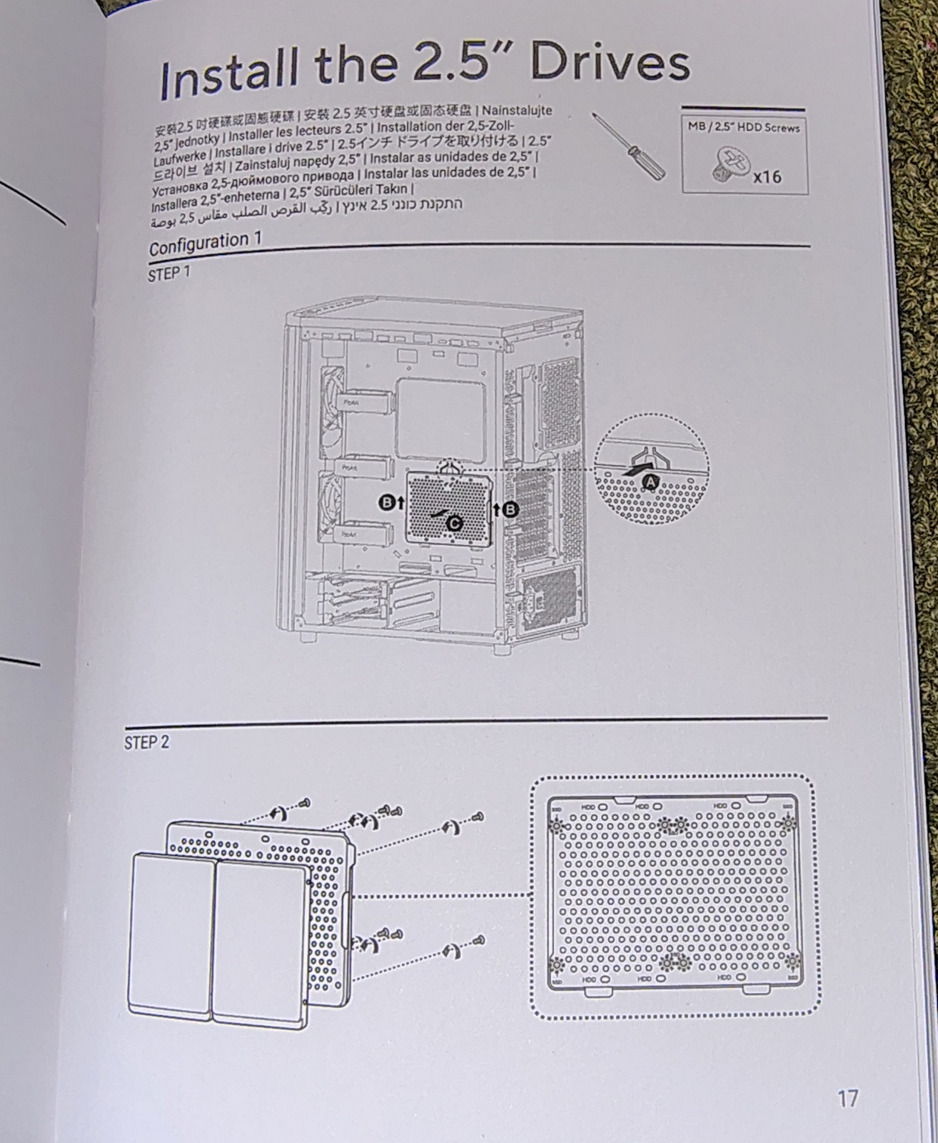 ASUS PA401 Wood Edition Steel Beige HDD SSD Mounting Bracket Plate Caddy, Screws - Image 13
