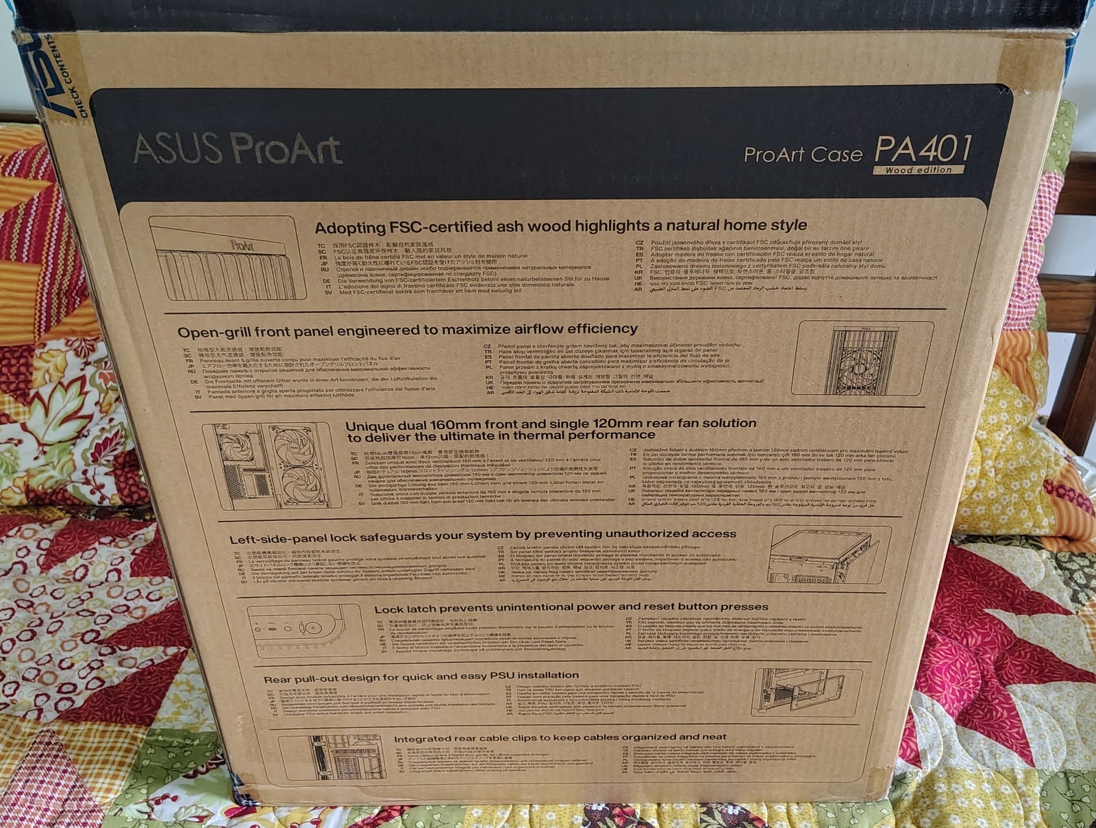 ASUS ProArt PA401 Wood Edition Original Box Foam Inserts & Packing Materials - Image 16
