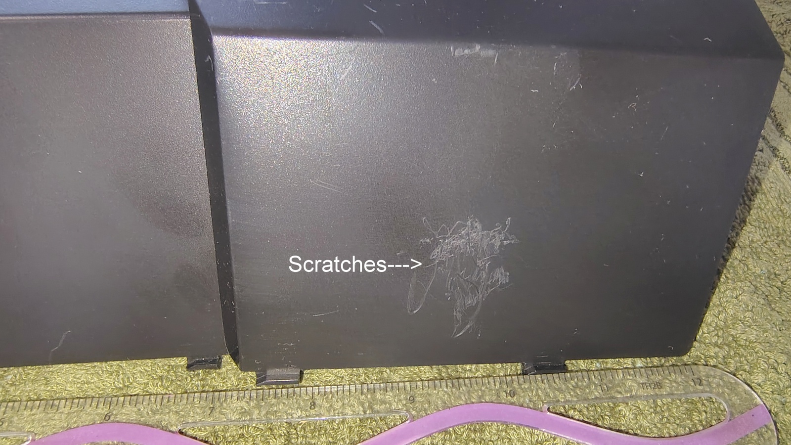 Corsair CC-8900075 Black Plastic PSU HDD Shroud Assembly 400C 400Q Crystal 460X Complete - Image 4