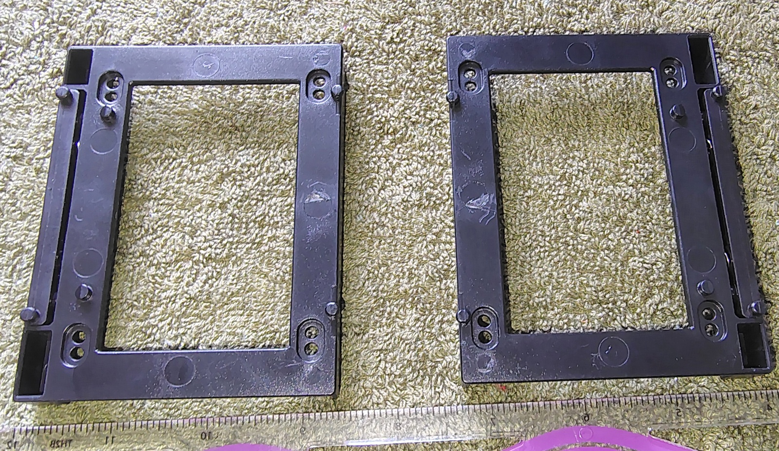 NZXT H500 H500i OEM 2.5" SSD Mounting Trays Spring-Loaded Brackets Lot of 2
