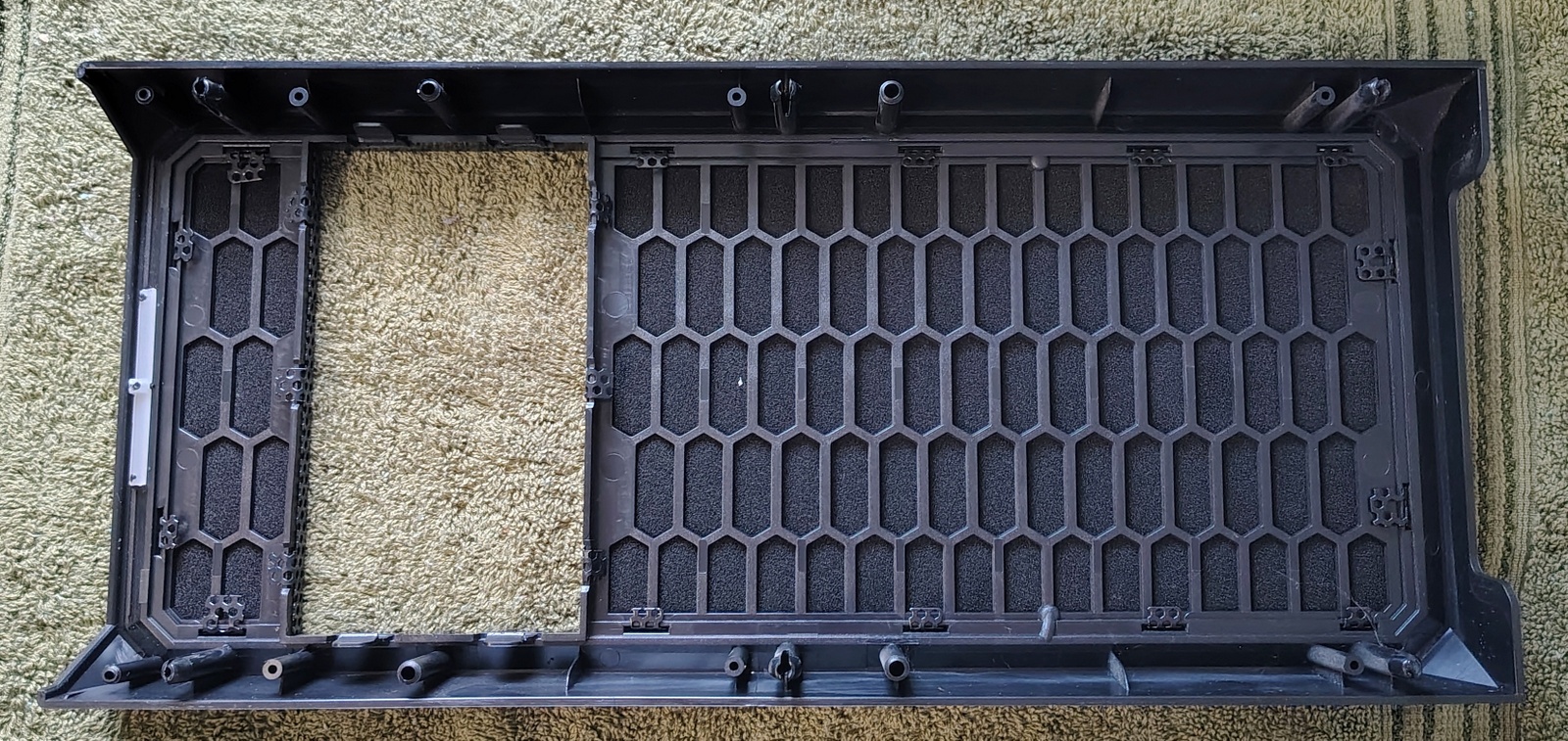 Thermaltake Versa H25 Black Metal/Plastic Front Fascia Bezel Panel Mesh Dust Filter OEM - Image 9