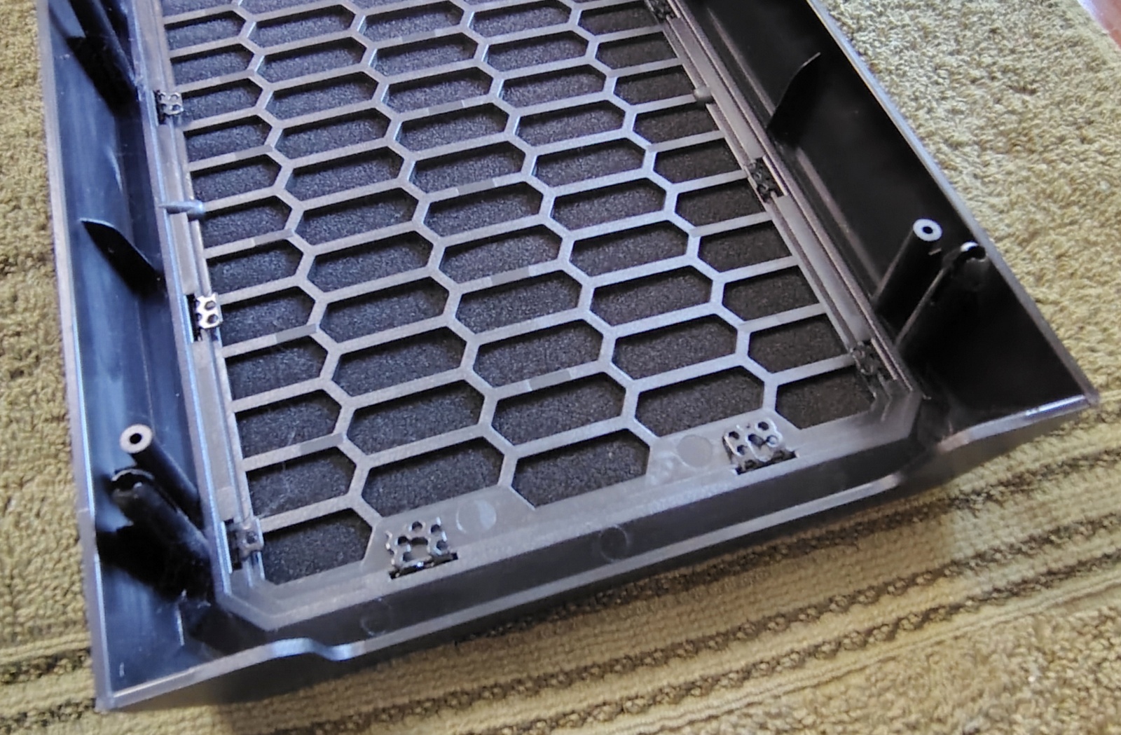 Thermaltake Versa H25 Black Metal/Plastic Front Fascia Bezel Panel Mesh Dust Filter OEM - Image 10