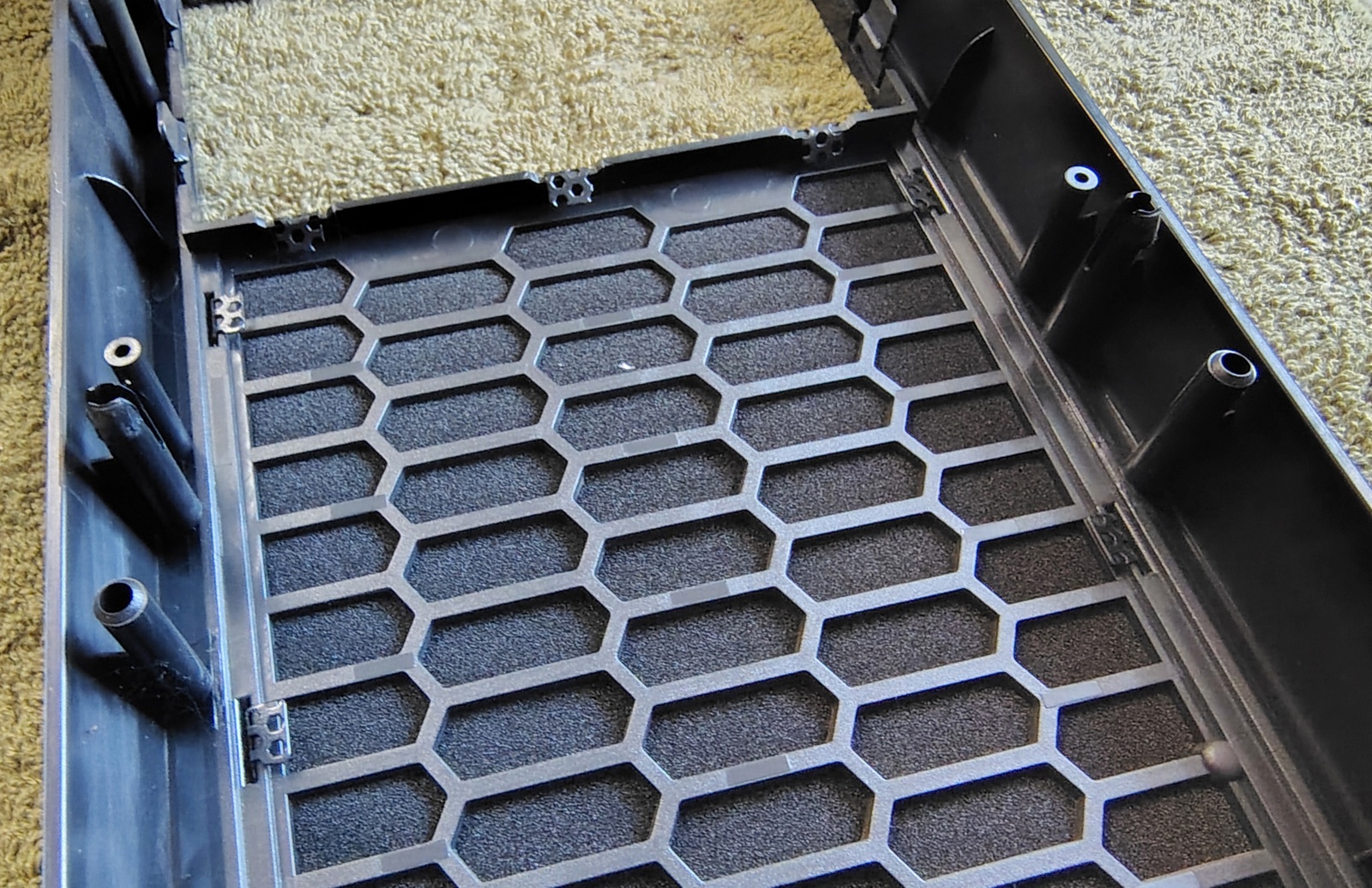Thermaltake Versa H25 Black Metal/Plastic Front Fascia Bezel Panel Mesh Dust Filter OEM - Image 11