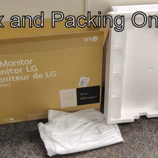 LG 32BR50C-B 32" Monitor Original OEM Box Foam Packaging Insert Set