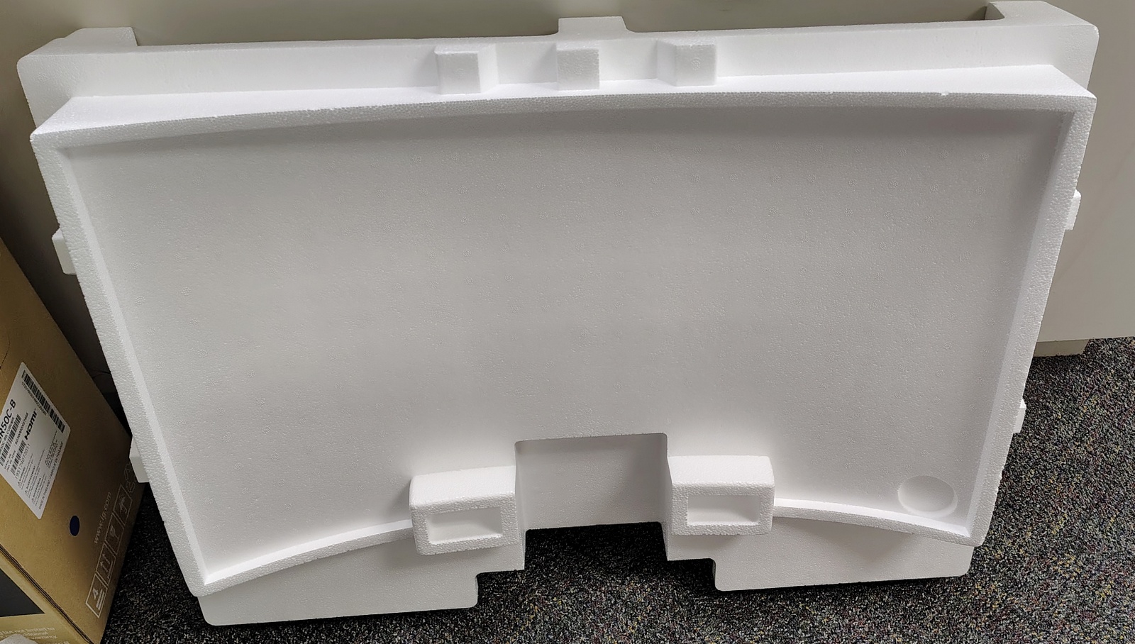 LG 32BR50C-B 32" Monitor Original OEM Box Foam Packaging Insert Set - Image 4