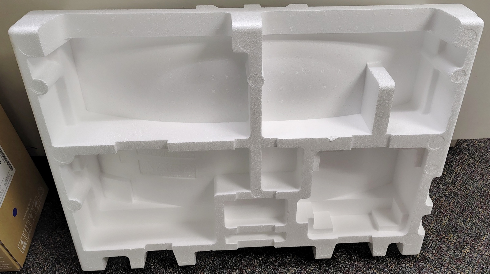 LG 32BR50C-B 32" Monitor Original OEM Box Foam Packaging Insert Set - Image 5