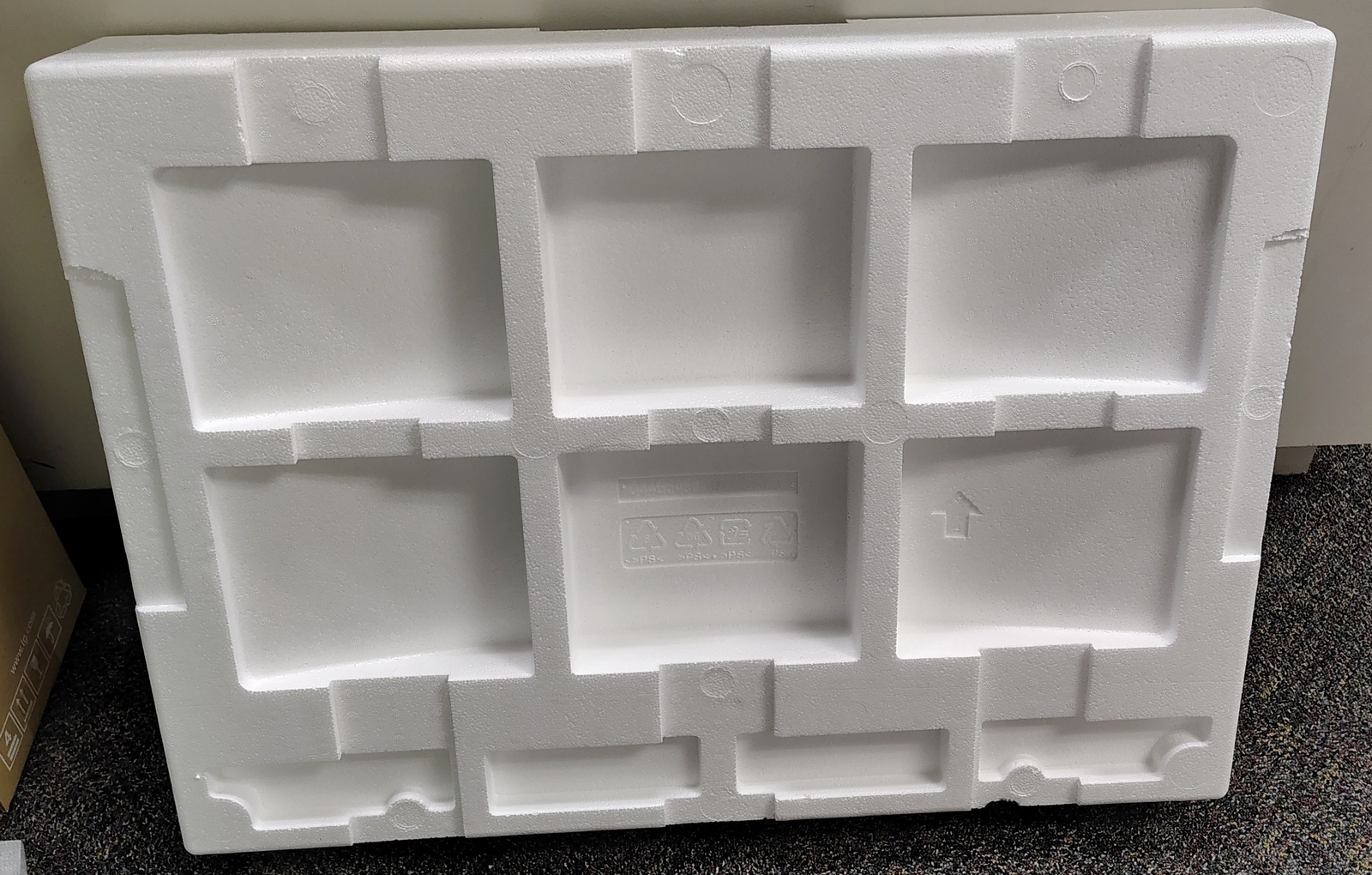 LG 32BR50C-B 32" Monitor Original OEM Box Foam Packaging Insert Set - Image 7