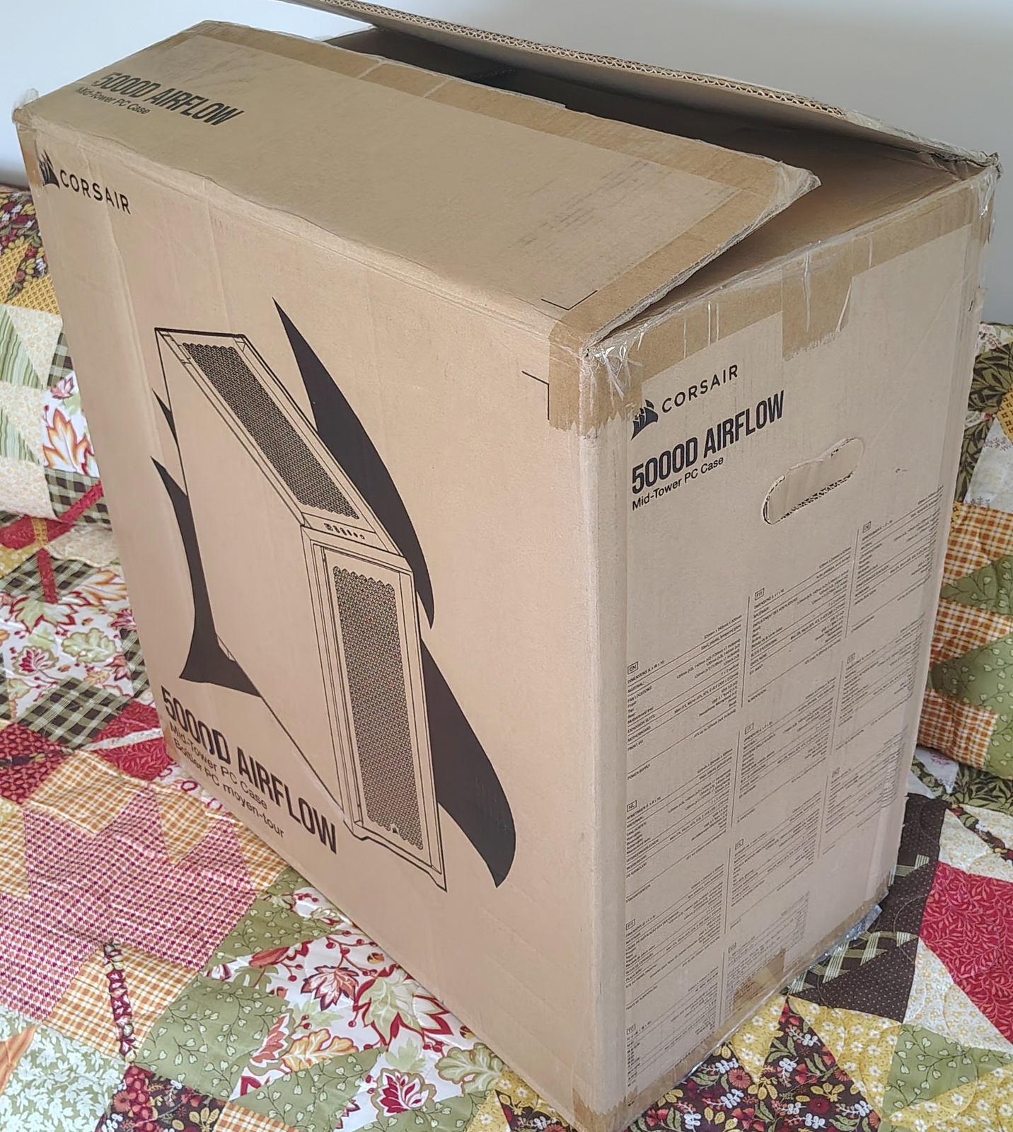Corsair 5000D Airflow Original Box Foam Inserts Bag Packaging CC-9011211-WW - Image 8