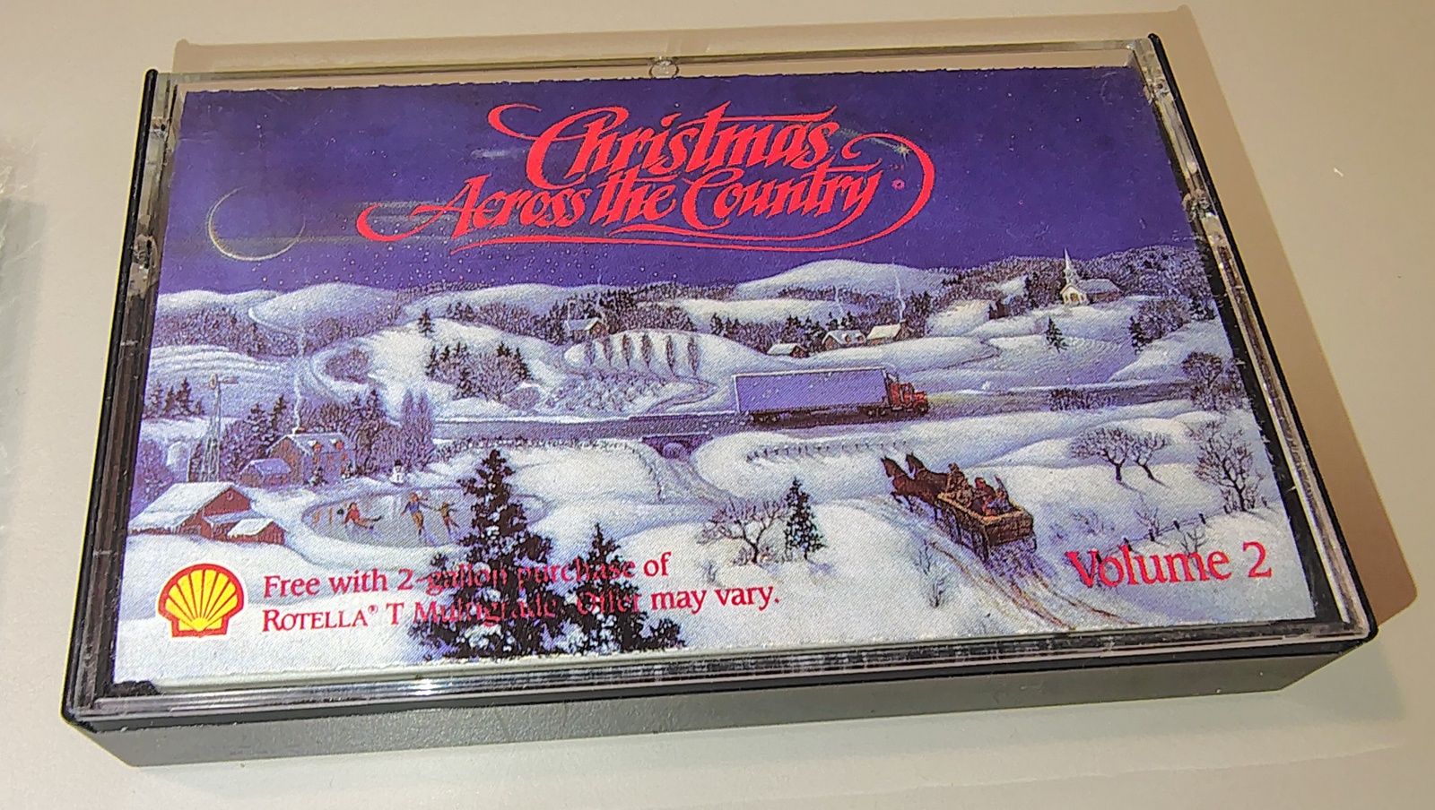 Vintage Christmas Country Music Cassette Lot Shell Rotella Citgo Winston Promo - Image 3
