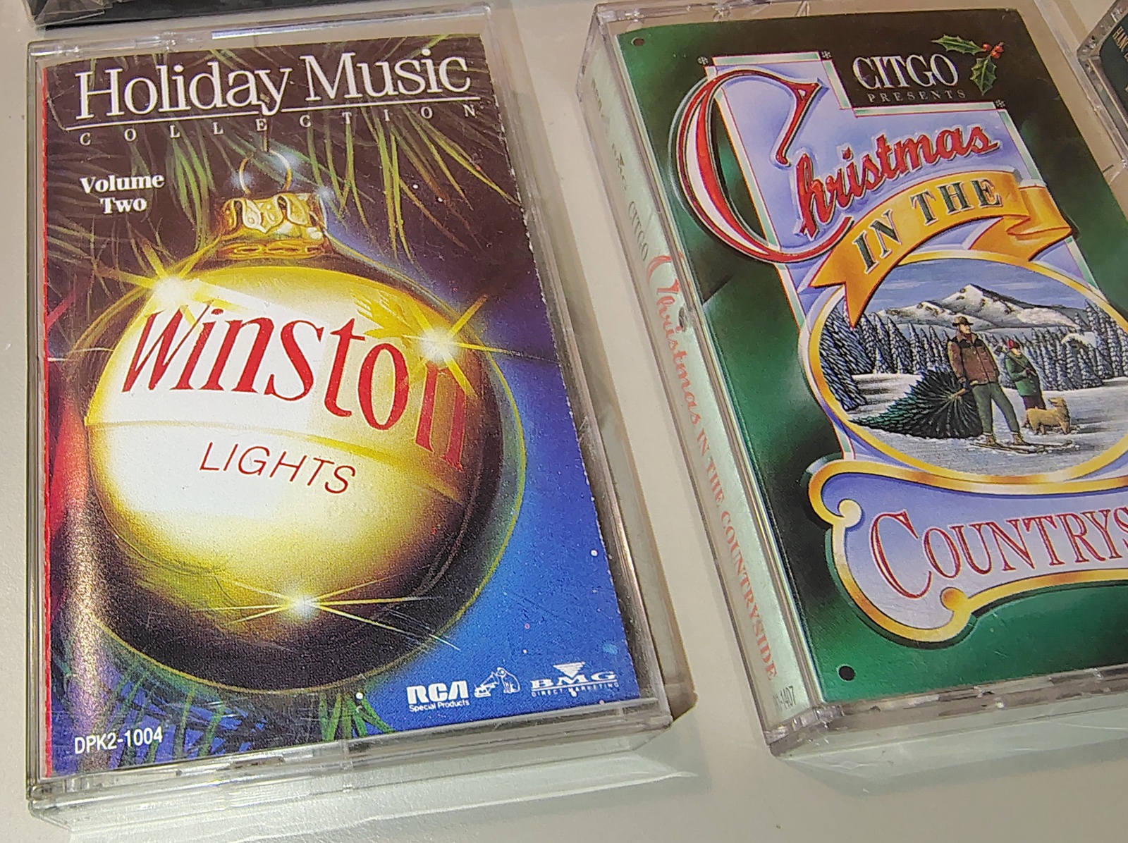 Vintage Christmas Country Music Cassette Lot Shell Rotella Citgo Winston Promo - Image 4