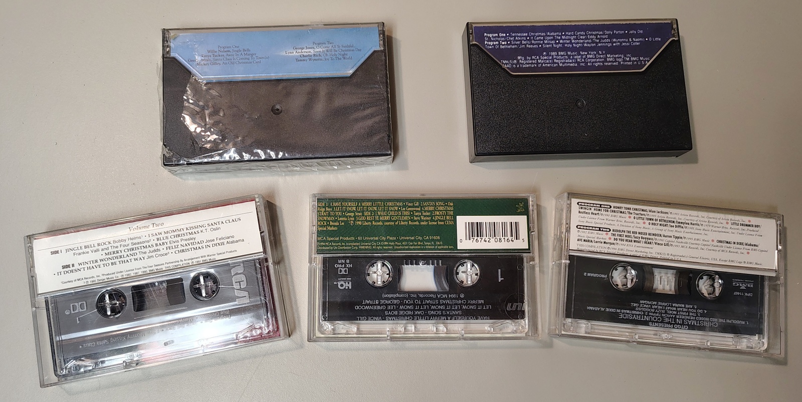 Vintage Christmas Country Music Cassette Lot Shell Rotella Citgo Winston Promo - Image 7