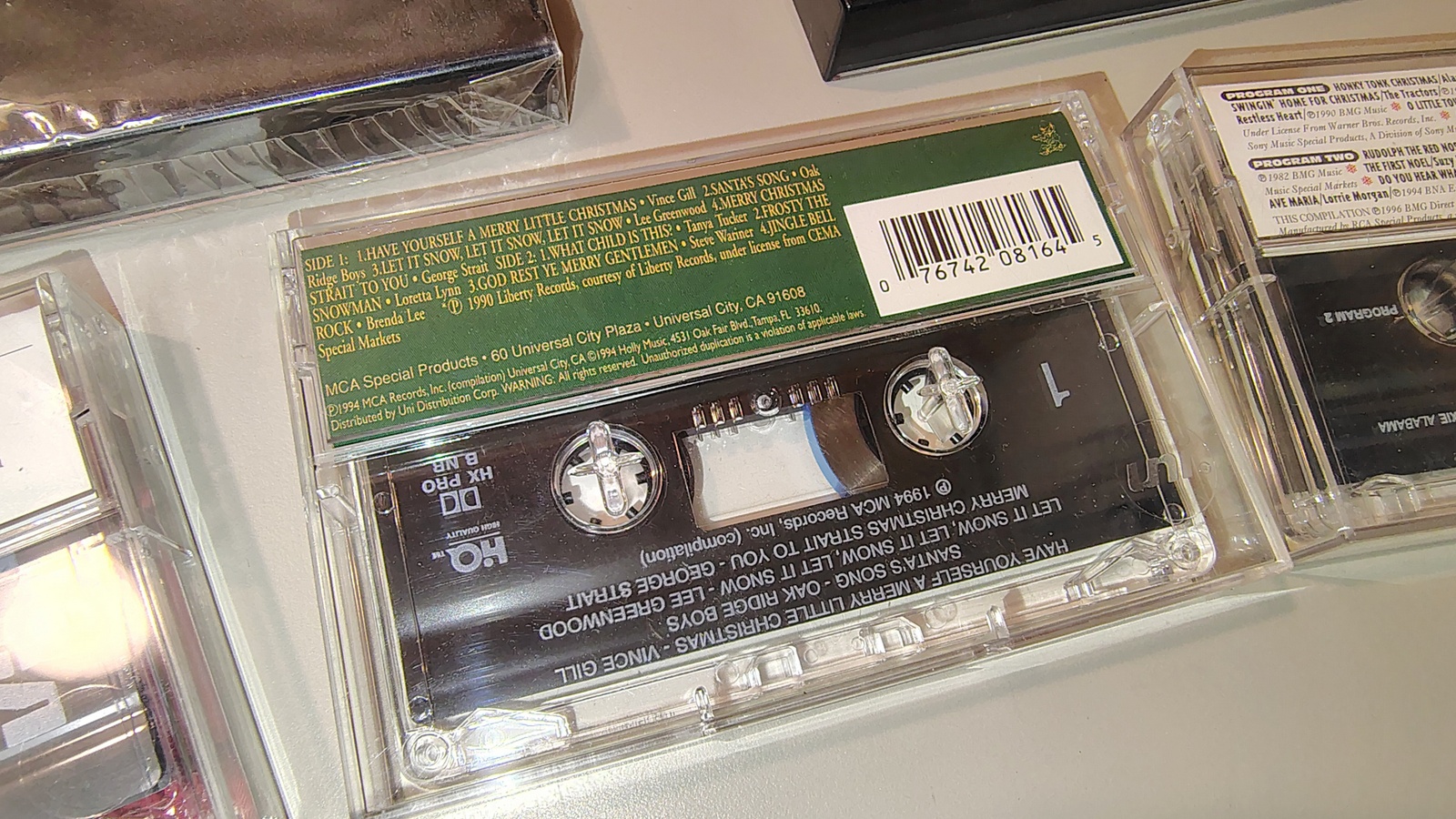 Vintage Christmas Country Music Cassette Lot Shell Rotella Citgo Winston Promo - Image 11